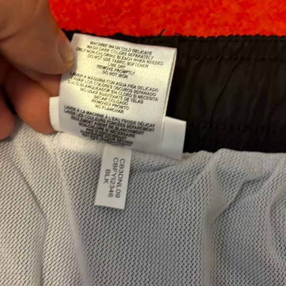 Calvin Klein black solid logo patch swim short NWT - Picture 9 of 14